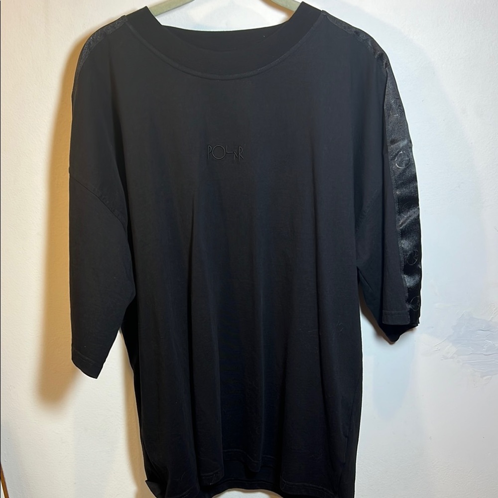 Black Men's POLAR Skateboards Shirt XL